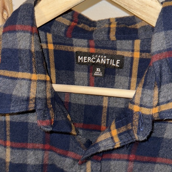 J Crew Multi Color Flannel - Picture 2 of 2